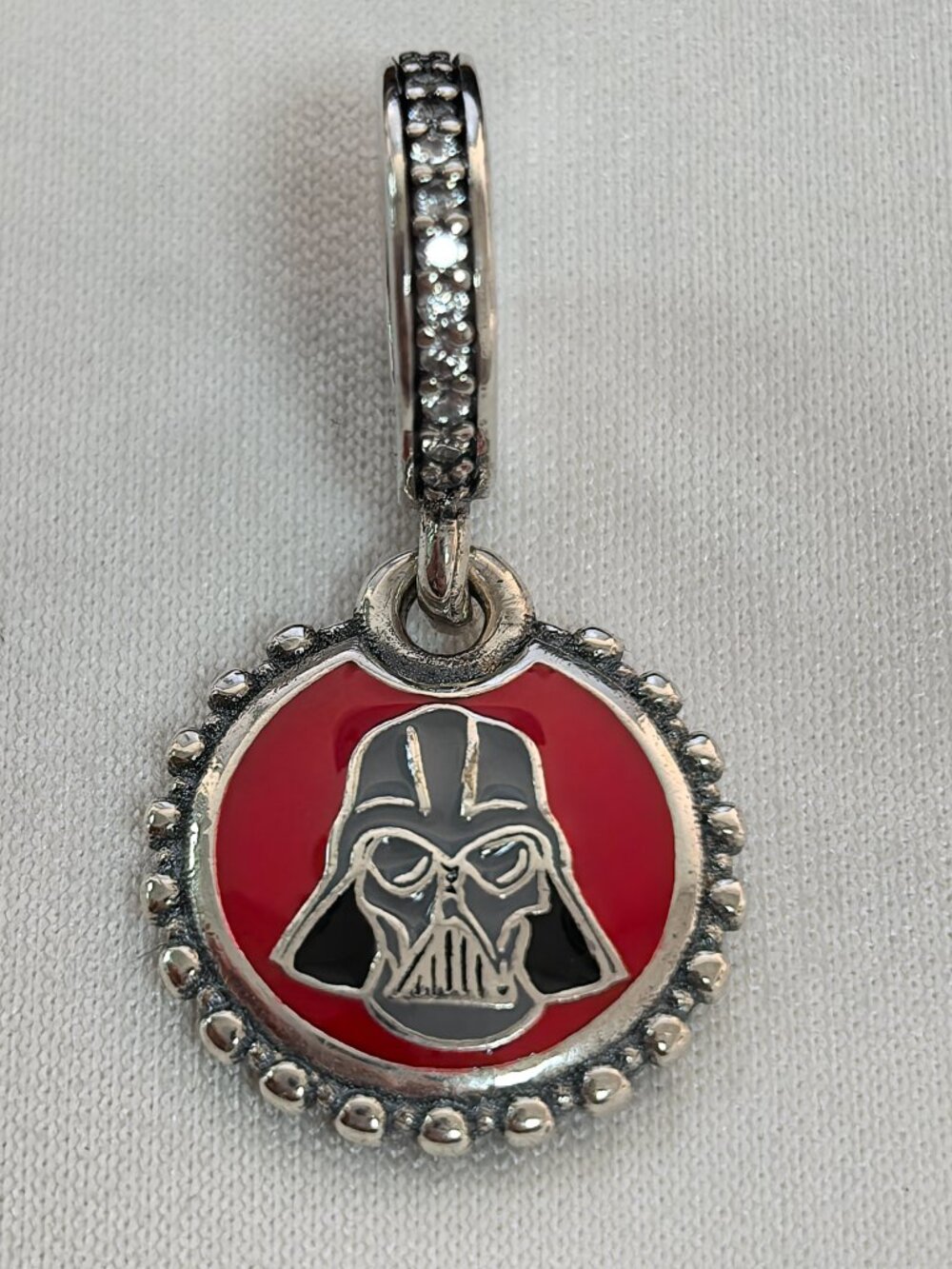 Pandora Disney Parks Darth Vader Exclusive Charm Pendant, S925 Silver Jewelry